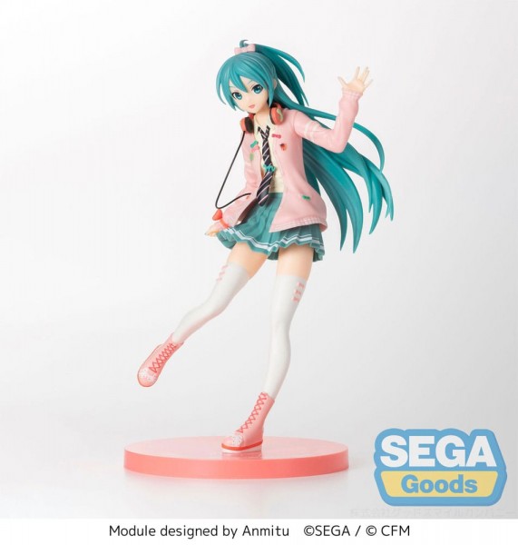 Vocaloid Project DIVA Arcade - Hatsune Miku Figur / SPM - Ribbon Girl: Sega