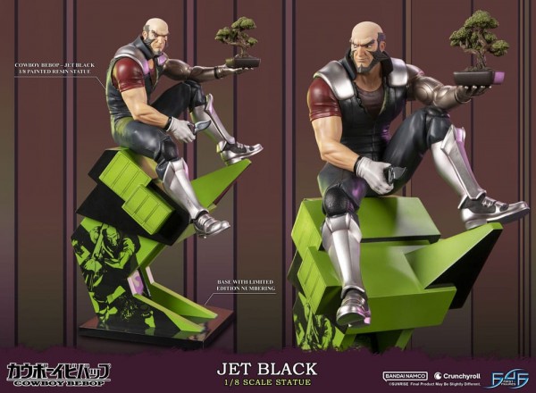 Cowboy Bebop - Jet Black Statue: First 4 Figures