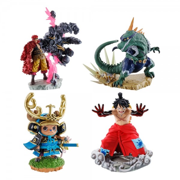 One Piece Petitrama - Mini-Figuren Set / Logbox Re Birth - Wanokuni Vol. 2: Megahouse