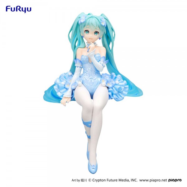 Vocaloid - Hatsune Miku Figur / Noodle Stopper - Flower Fairy Nemophila Pail - Blue Color Version: F