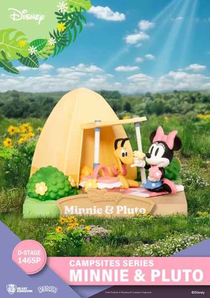 Disney - Diorama Mini & Pluto / D-Stage Campsite Series - Special Edition: Beast Kingdom Toys