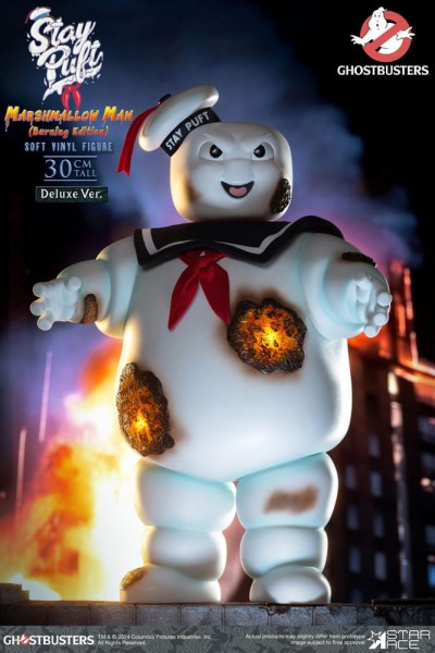 Ghostbusters - Stay Puft Marshmallow Man Actionfigur / Burnign Edition Deluxe Version: Star Ace Toys