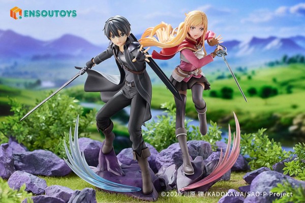 Sword Art Online - Kirito & Asuna Set Statue / Progressive Scherzo of Deep Night: Ensoutoys