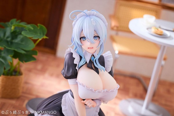 Original Character - Snow Woman Yukino Mifuyu Statue / Bonus Limited Edition Yukino Maid Ver.: PinkM