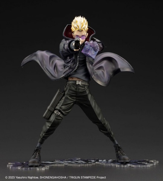 Trigun Stampede - Vash the Stampede Statue / Gunman in Black Ver. - ARTFX J: Kotobukiya