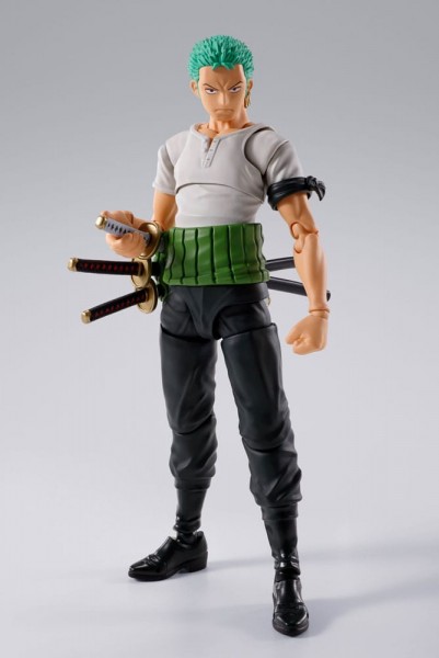 One Piece - Roronoa Zoro Actionfigur / S.H. Figuarts - Romance Dawn Ver.: Bandai Tamashii Nations