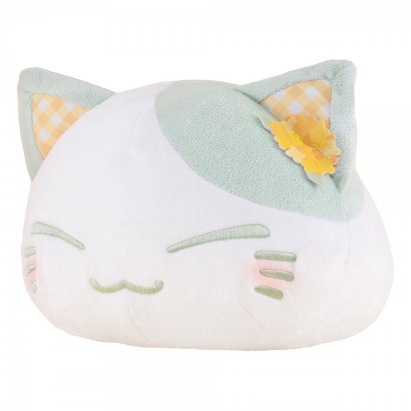 Nemuneko Cat - Rape Plüschfigur / Flower Pattern Ear Decoration Green Color Ver.: Furyu