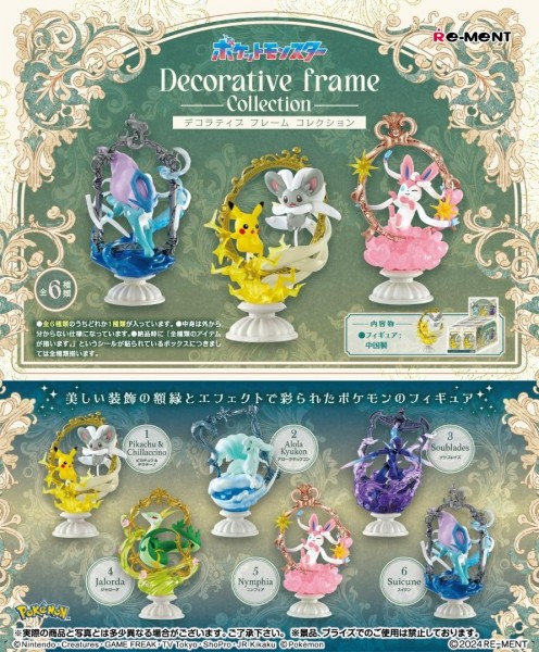 Pokémon - DECORATIVE FRAME COLLECTION Blindbox x1: Re-Ment