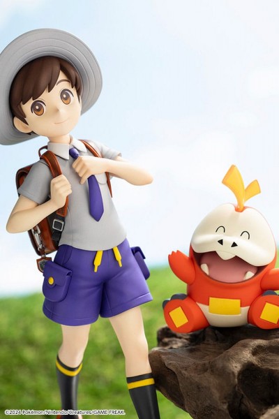 Pokémon - Florian with Krokel Statue / ARTFXJ: Kotobukiya