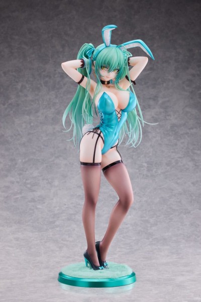 Original Character - Green Twin Tail Bunny-chan Statue: PartyLook