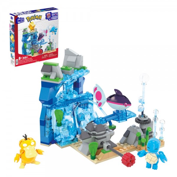 Pokémon - MEGA Bauset - Wasserabenteuer: Mattel