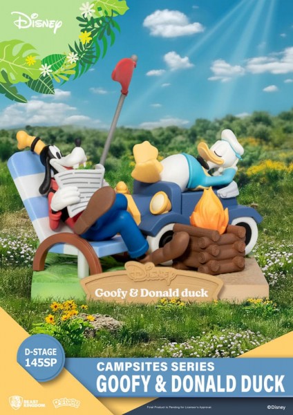 Disney - Diorama Goofy & Donald Duck / D-Stage Campsite Series - Special Edition: Beast Kingdom Toys