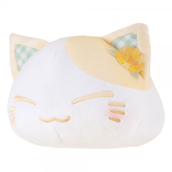 Nemuneko Cat - Rape Plüschfigur / Flower Pattern Ear Decoration Yellow Color Ver.: Furyu