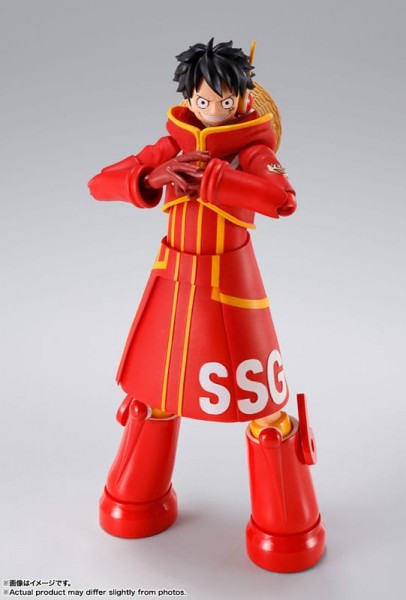 One Piece - Monkey D. Ruffy Actionfigur / S.H.Figuarts - Future Island Egghead : Tamashii Nations