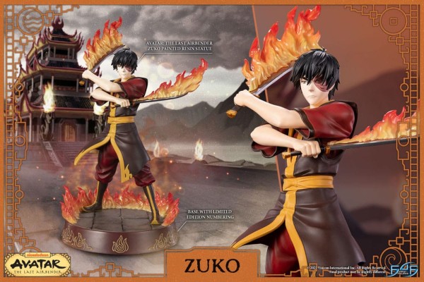 Avatar Der Herr der Elemente - Zuko Statue: First 4 Figures