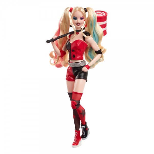 DC Comics - Barbie Signature Puppe Harley Quinn / Batman 85th Anniversary Mattel