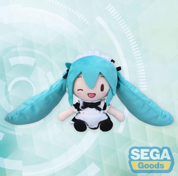 Hatsune Miku Mini Plüschfigur / Project Diva Arcade Fuwa Petit - Maid Ver. (EX): Sega