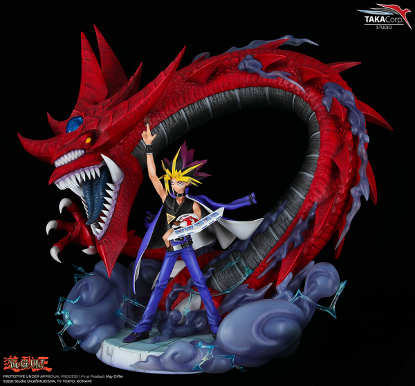 Yu-Gi-Oh! - Slifer & Yami Yugi Statue: Taka Corp Studio