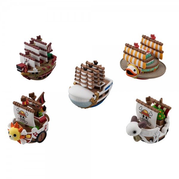 One-Piece - Minifiguren Grand Line 6er-Set / Yuracolle Series: MegaHouse