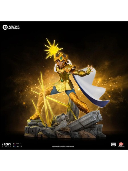 Saint Seiya - Leo Aiolia Statue / Art Scale: Iron Studios