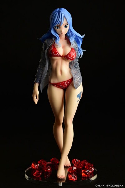 Fairy Tail - Jubia Lokser Statue / Gravure_Stylesee-through wet shirt Red Bikinii: Orca Toys