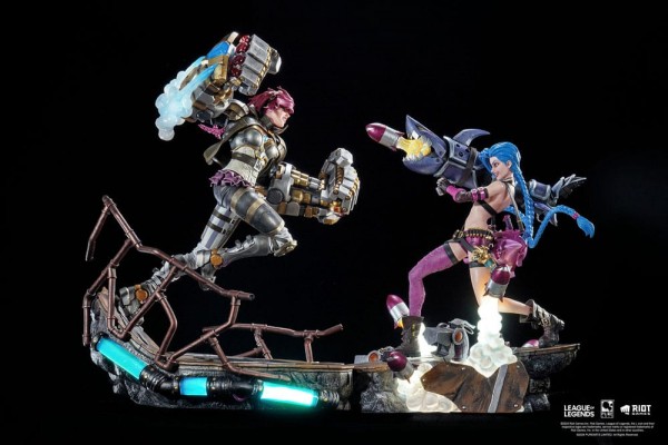 League of Legends - Vi & Jinx Statue / 2er-Pack: Pure Arts