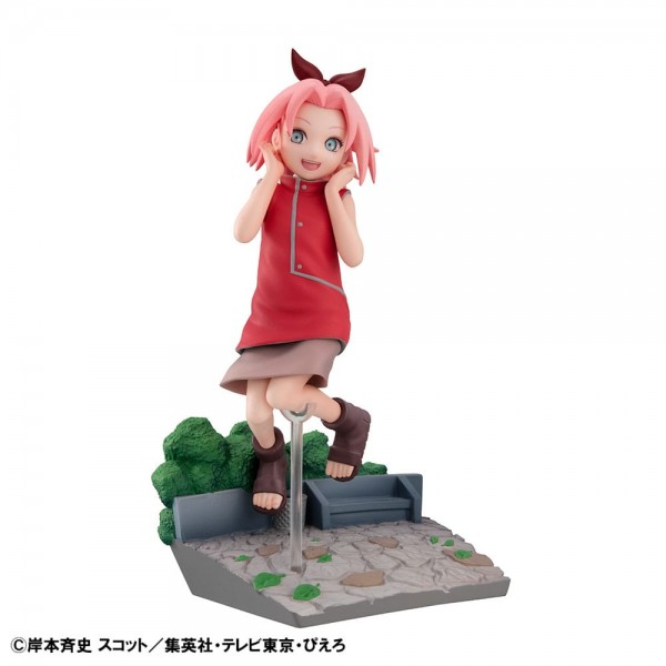 Naruto Shippuden - Sakura Haruno Statue / G.E.M. Serie - GO! (with gift): MegaHouse