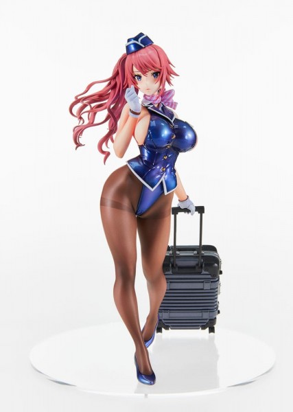 Original Character - Tight na Oshigoto Work 3: Cabin Attendant Aya Saionji Statue: Vertex