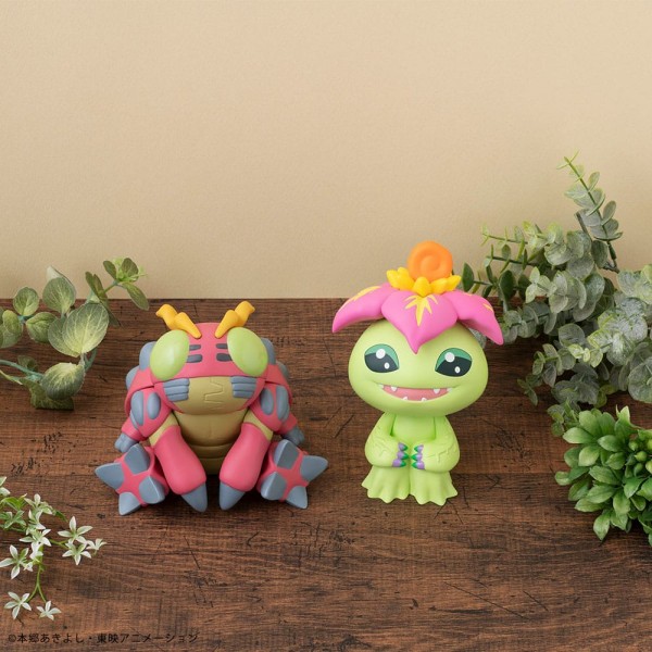 Digimon Adventure - Tentomon & Palmon Statue / Look Up (with gift): Megahouse