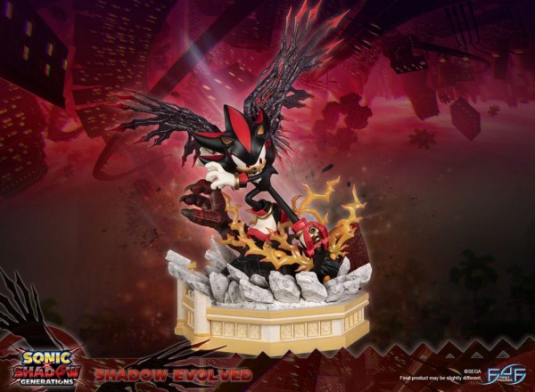 Sonic X Shadow Generations - Shadow Evolved Statue: First 4 Figures