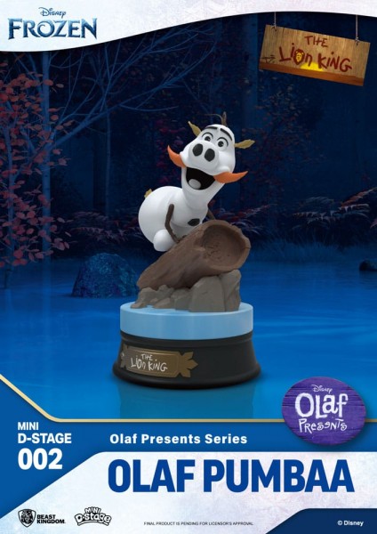 Die Eiskönigin - Mini Diorama Olaf Presents Olaf Pumba Statue / Stage: Beast Kingdom Toys