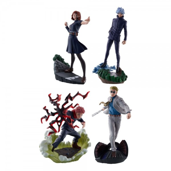 Jujutsu Kaisen - 4er Sammelfiguren-Set / Petitrama - Volume 2: MegaHouse