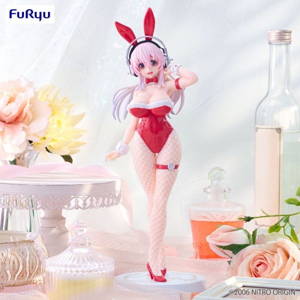 Super Sonico Figur / BiCute Bunnies - Red Color Version: Furyu