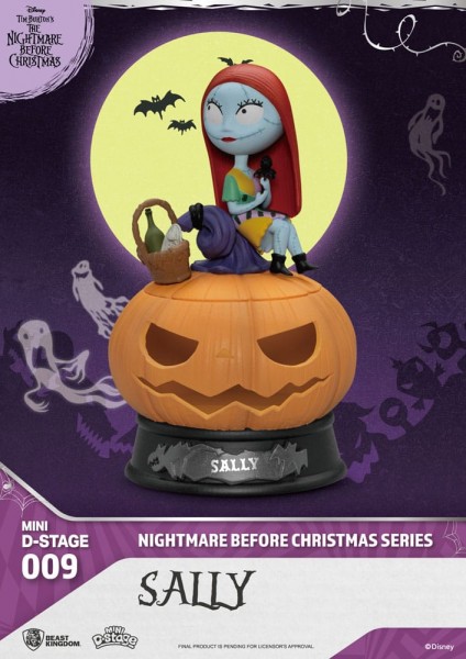 The Nightmare Before Christmas - Mini Diorama Sally Figur / Stage: Beast Kingdom Toys