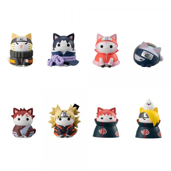 Naruto Shippuden Mega Cat Project - Nyaruto Statue / Sammelfiguren Ver. Battle with Akatsuki Sortime