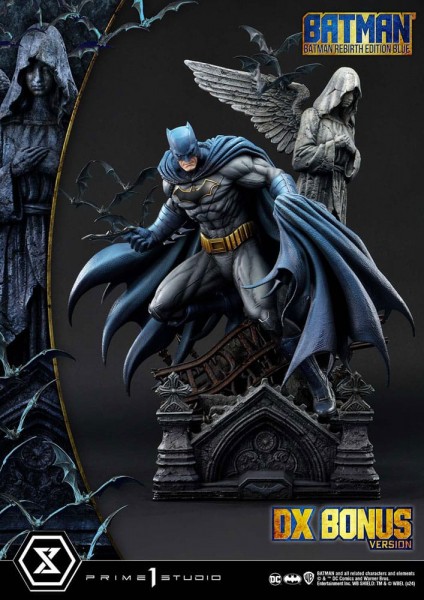 Batman - Batman Statue / Ultimate Premium Masterline Series - Rebirth Edition Blue Deluxe Bonus Vers